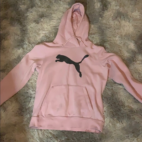 Pink puma hoodie - Picture 1 of 3
